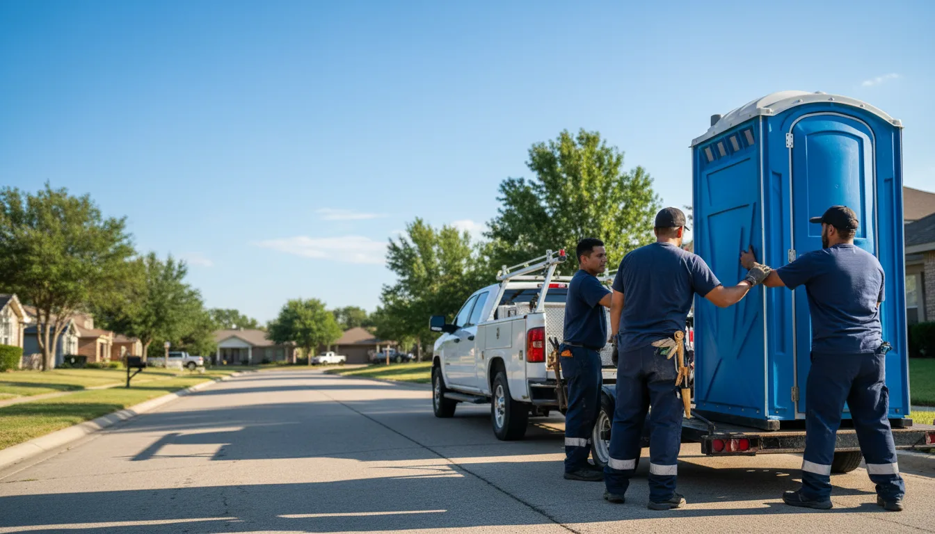 Portable Toilet Rental in Lopeno, TX near me